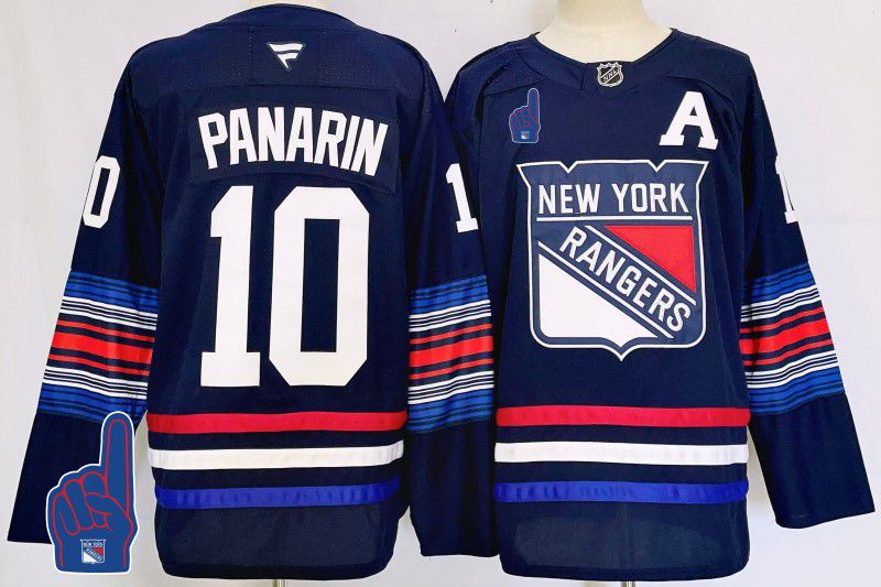 Men New York Rangers #10 Panarin Blue Fanatics 2025 NHL Jersey style 5